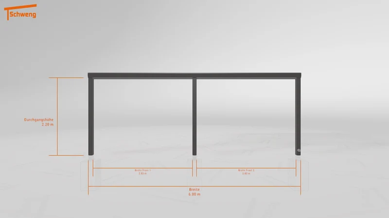 #DE Schweng Pultdachcarport S400 (ID qd2pz4)
