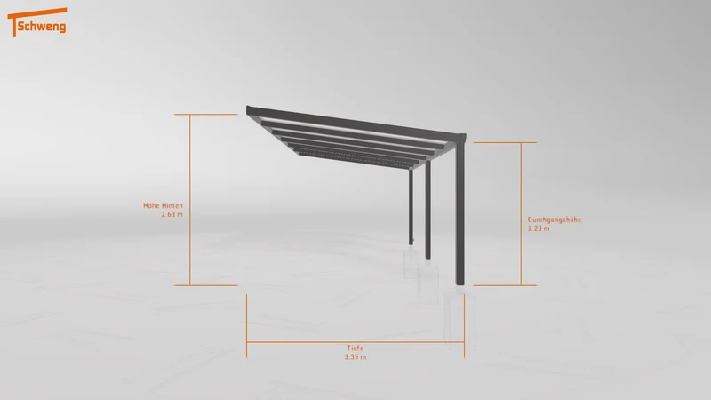 #DE Schweng Pultdachcarport S400 (ID qd2pz4)