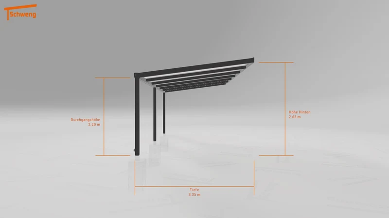 #DE Schweng Pultdachcarport S400 (ID qd2pz4)