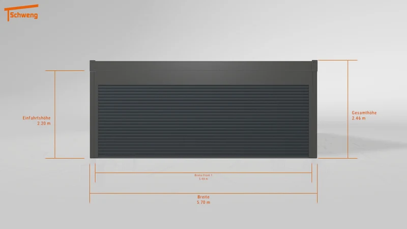 #DE Schweng Flachdachcarport C600+ (ID rjr2mm) #MTG