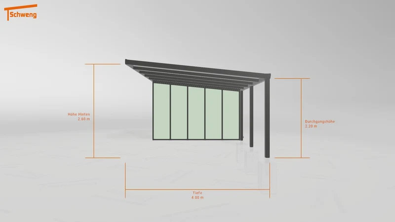 #DE Schweng Terrassenüberdachung S400 (ID 2qb4gw)