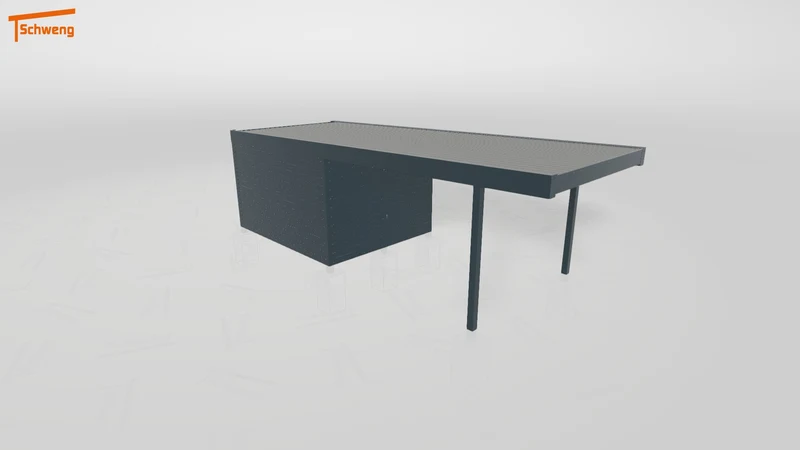 #DE Schweng Flachdachcarport C600 (ID 33p2g5) #MTG
