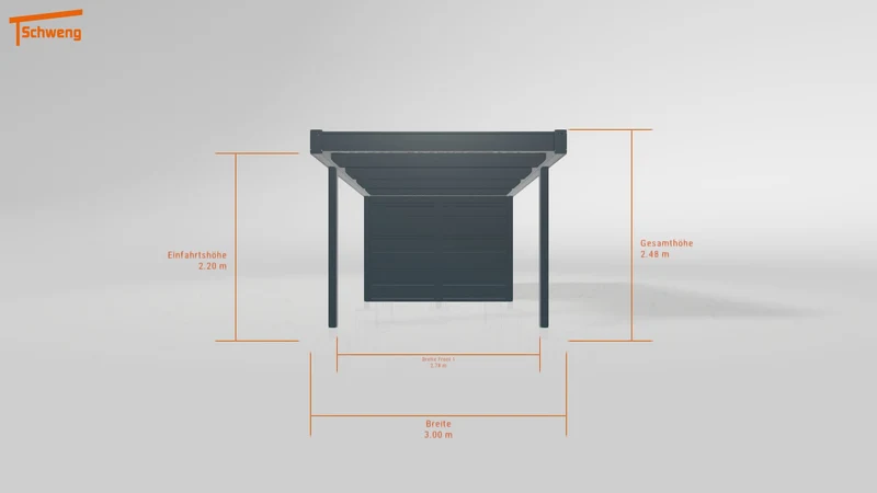 #DE Schweng Flachdachcarport C600 (ID 33p2g5) #MTG