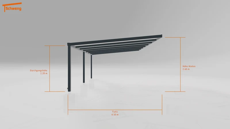 #DE Schweng Terrassenüberdachung S400 (ID qd273v)