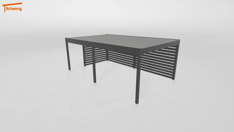 #DE Schweng Flachdachcarport C600 (ID k2rd3g) #MTG