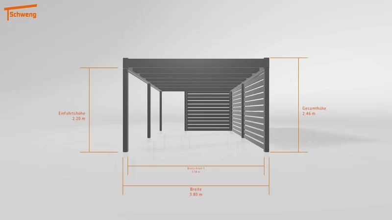 #DE Schweng Flachdachcarport C600 (ID k2rd3g) #MTG