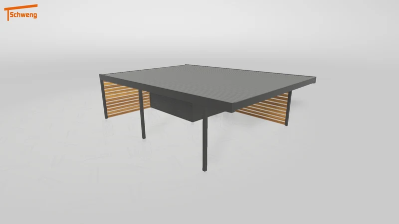 #DE Schweng Flachdachcarport C600+ (ID g7pvzb) #MTG