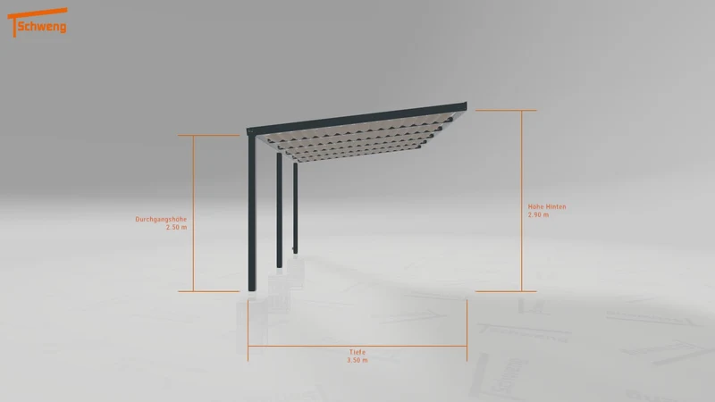 #AT Schweng Terrassenüberdachung S350 (ID n549n7)