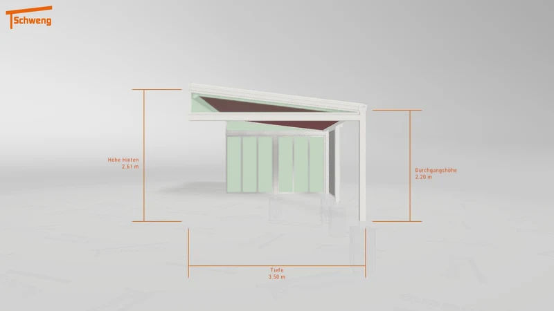 #DE Schweng Terrassenüberdachung S350 (ID w3yd3y)