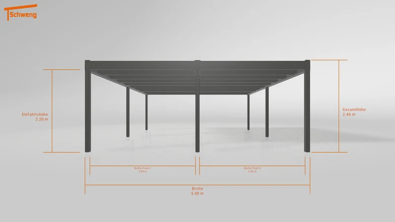 #AT Schweng Flachdachcarport C600 (ID x75d73) #MTG