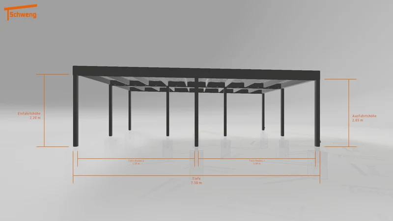 #AT Schweng Flachdachcarport C600 (ID x75d73) #MTG