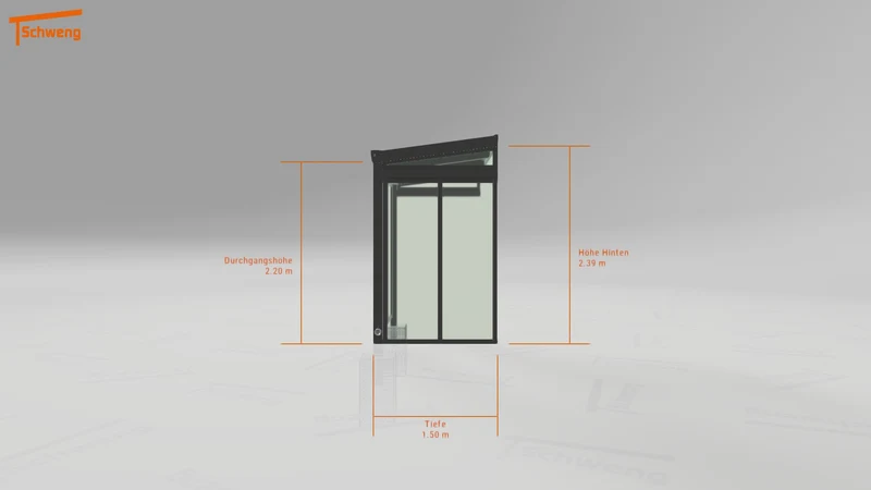 #DE Schweng Terrassenüberdachung S400 (ID k2rqqq)
