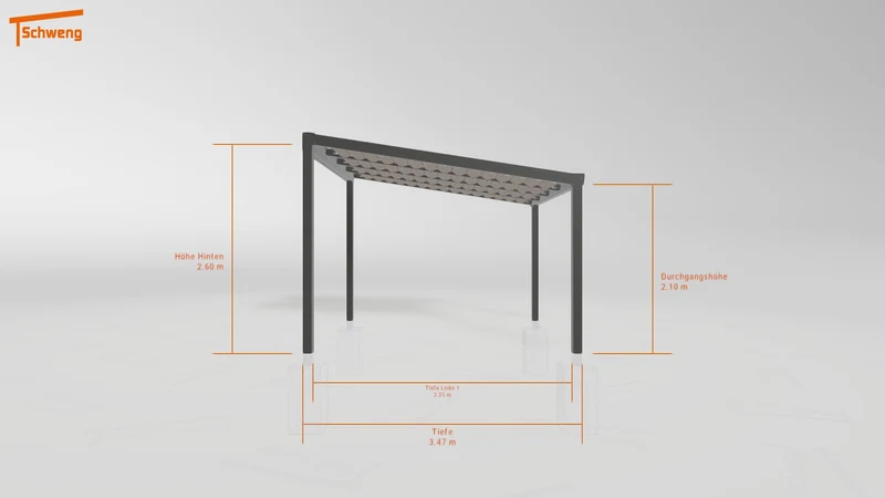 #DE Schweng Terrassenüberdachung S400 (ID rjr5yk)