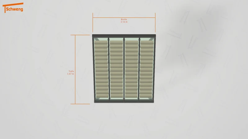 #DE Schweng Terrassenüberdachung S400 (ID rjr5yk)