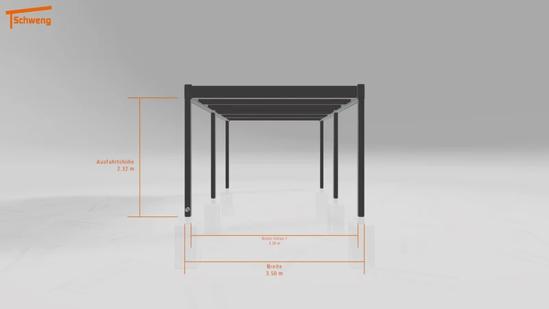 #DE Schweng Flachdachcarport C600 (ID n54g9y) #MTG