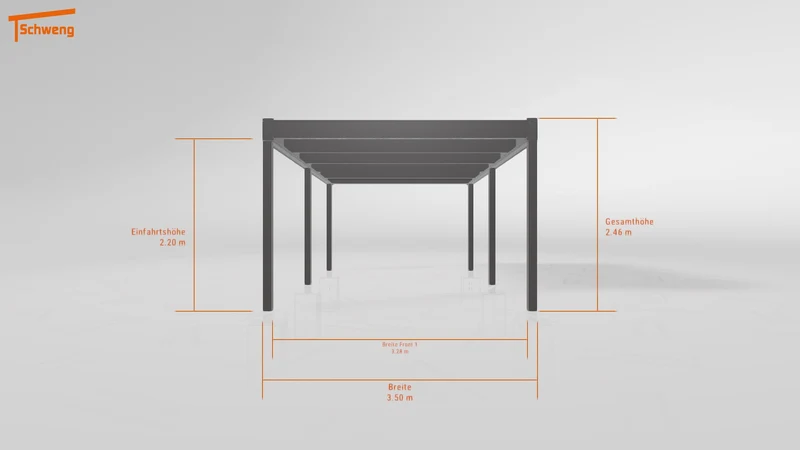 #DE Schweng Flachdachcarport C600 (ID v49vg7) #MTG