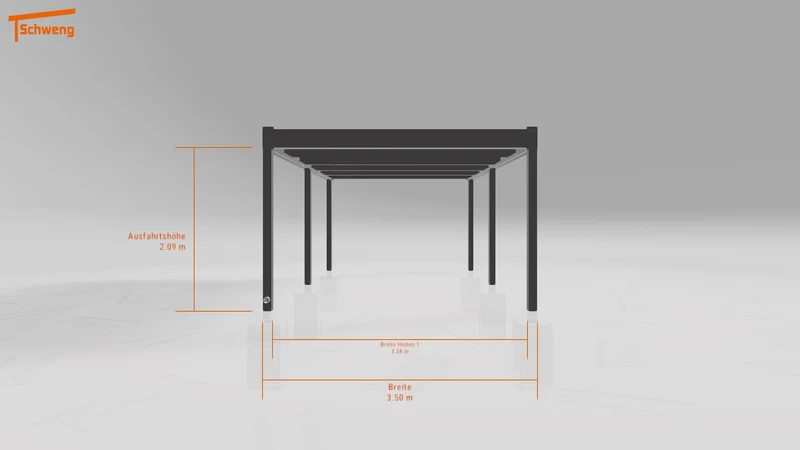 #DE Schweng Flachdachcarport C600 (ID v49vg7) #MTG