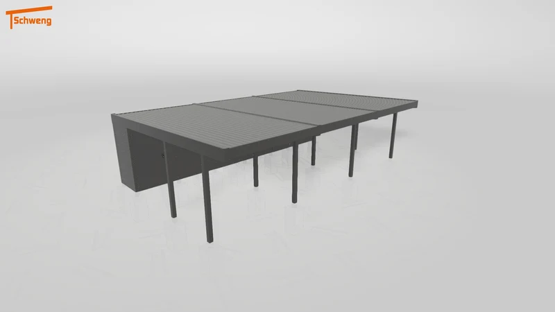 #DE Schweng Flachdachcarport C600+ (ID 2qb3pj) #MTG