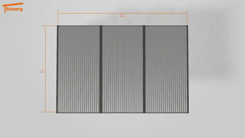 #DE Schweng Flachdachcarport C600+ (ID 2qb3pj) #MTG