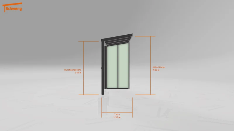 #DE Schweng Terrassenüberdachung S350 (ID 2qb37j)