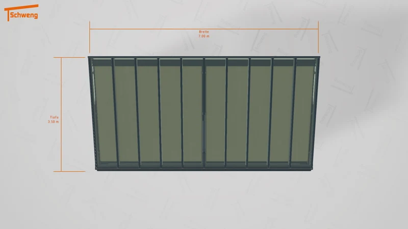 #DE Schweng Terrassenüberdachung S400 (ID pbq4jq)