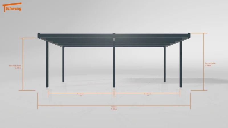 #DE Schweng Flachdachcarport C600 (ID 2qbvgq) #MTG