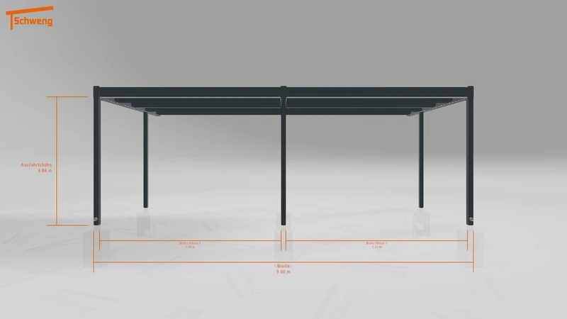 #DE Schweng Flachdachcarport C600 (ID 2qbvgq) #MTG