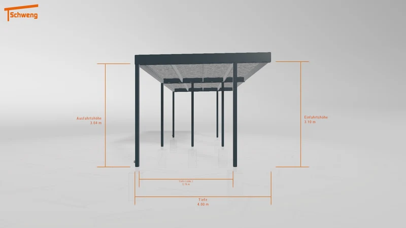 #DE Schweng Flachdachcarport C600 (ID 2qbvgq) #MTG