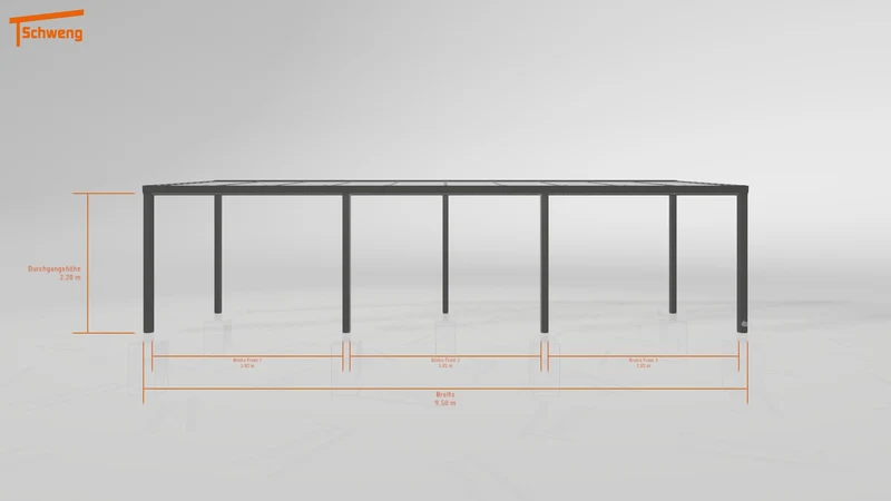 #AT Schweng Pultdachcarport S350 (ID 33p9kq)