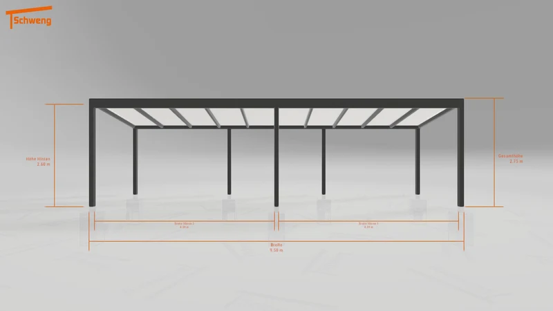 #AT Schweng Pultdachcarport S350 (ID 33p9kq)