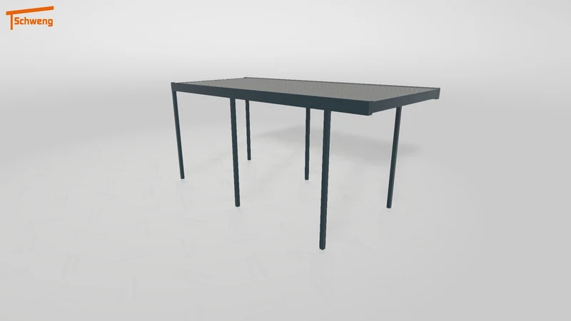 #DE Schweng Flachdachcarport C600 (ID zbx3y4)
