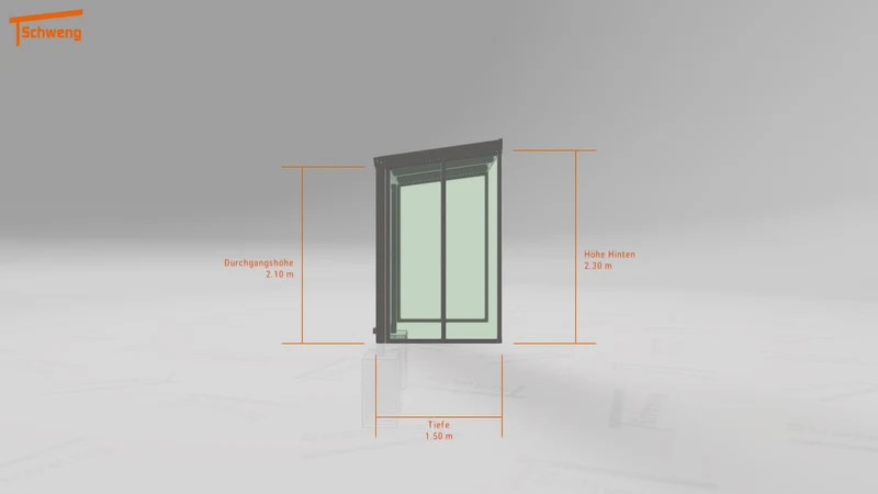 #DE Schweng Terrassenüberdachung S350 (ID jjrgyp)