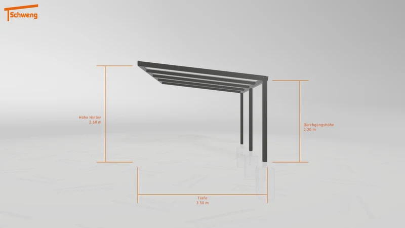 #DE Schweng Terrassenüberdachung S350 (ID yg7q9g)