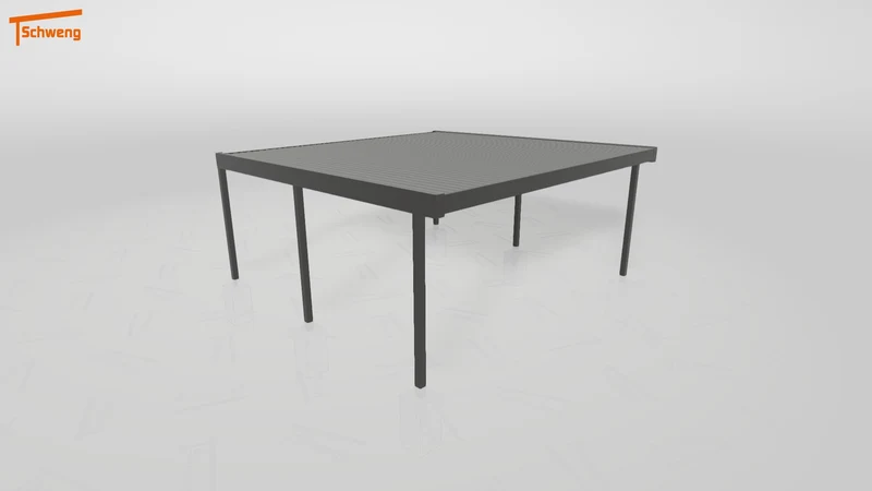 #DE Schweng Flachdachcarport C600+ (ID 775yj5)