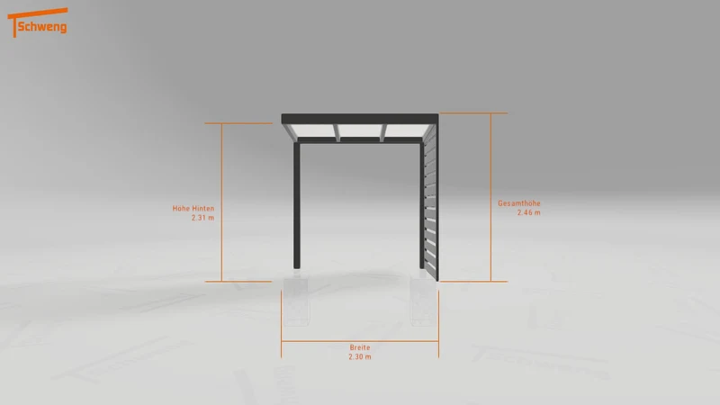 #DE Schweng Terrassenüberdachung S350 (ID 33pr5y)