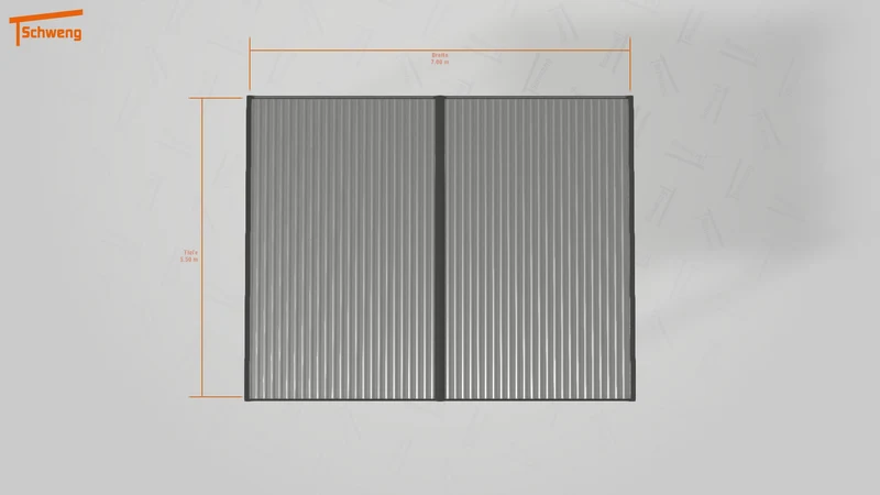 #DE Schweng Flachdachcarport C600+ (ID 9wx4ng) #MTG