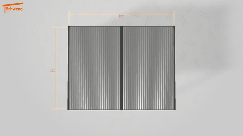 #DE Schweng Flachdachcarport C600+ (ID pbq58y) #MTG