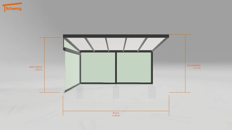#AT Schweng Terrassenüberdachung S400 (ID mjrk59)