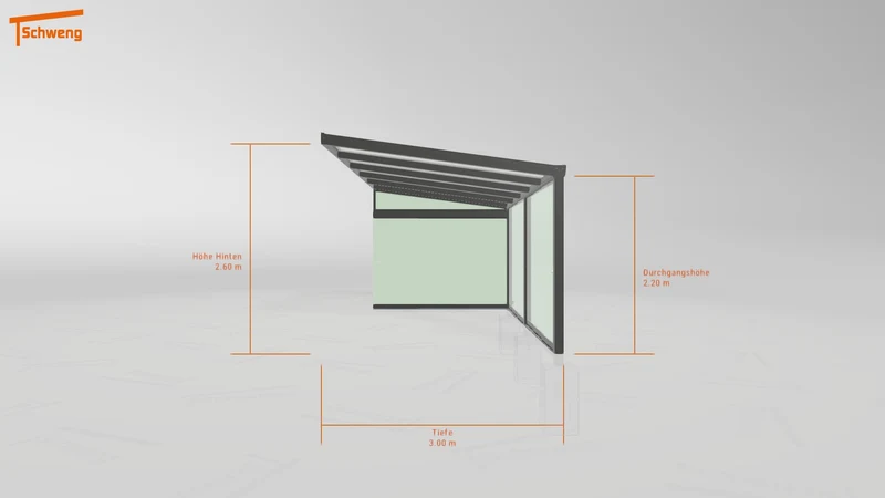 #AT Schweng Terrassenüberdachung S400 (ID mjrk59)