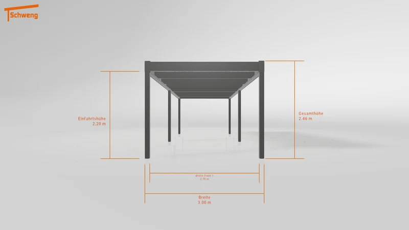 #DE Schweng Flachdachcarport C600 (ID n54q2j) #MTG