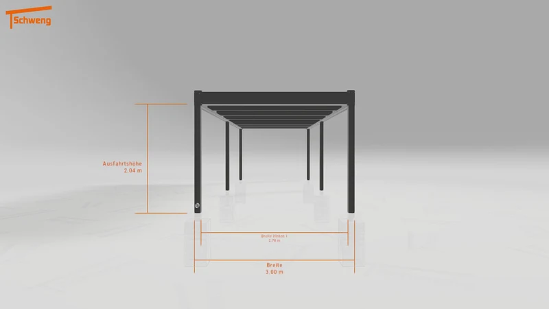 #DE Schweng Flachdachcarport C600 (ID n54q2j) #MTG