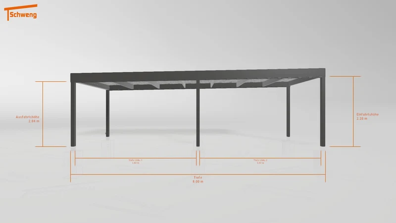 #DE Schweng Flachdachcarport C600 (ID n54q2j) #MTG