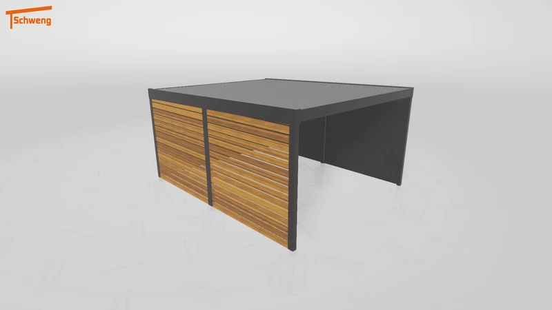 #DE Schweng Flachdachcarport C600 (ID 775d4q) #MTG