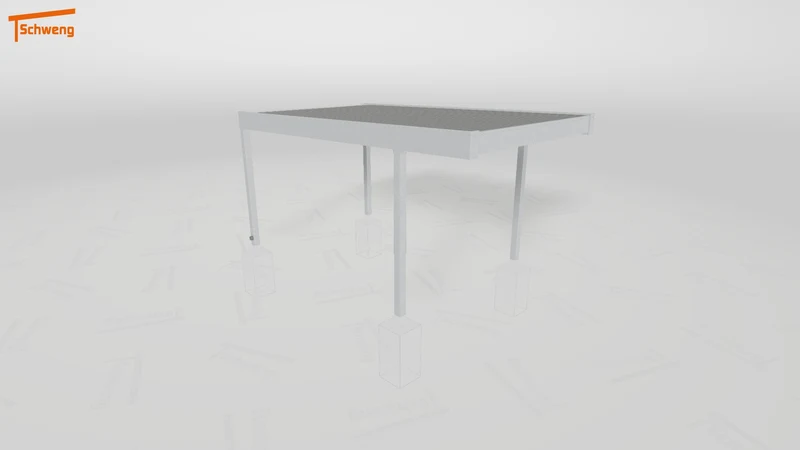 #DE Schweng Flachdachcarport C600+ (ID k2rqvq) #MTG