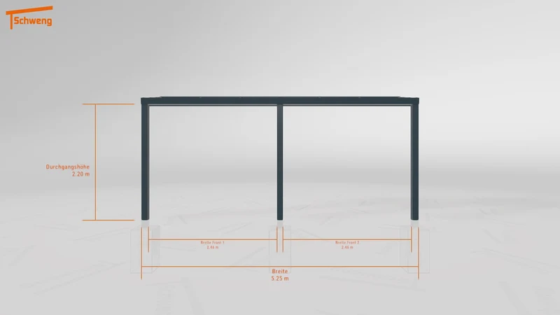 #DE Schweng Terrassenüberdachung S350 (ID g7p92p)