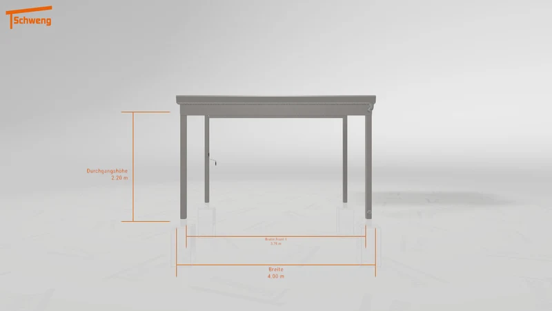 #DE Schweng Terrassenüberdachung S400 (ID 2qbvkq)