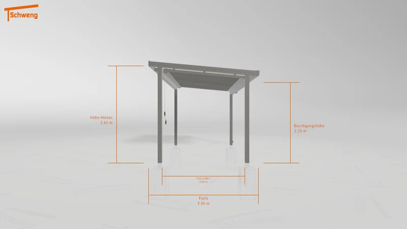 #DE Schweng Terrassenüberdachung S400 (ID 2qbvkq)