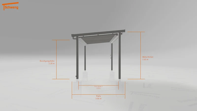 #DE Schweng Terrassenüberdachung S400 (ID 2qbvkq)