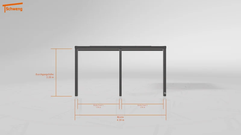 #DE Schweng Terrassenüberdachung S350 (ID rjr4w9)