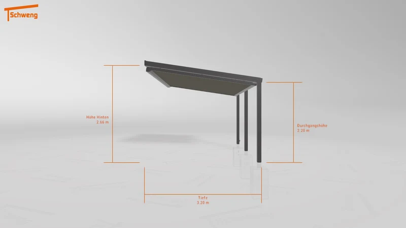 #DE Schweng Terrassenüberdachung S350 (ID rjr4w9)